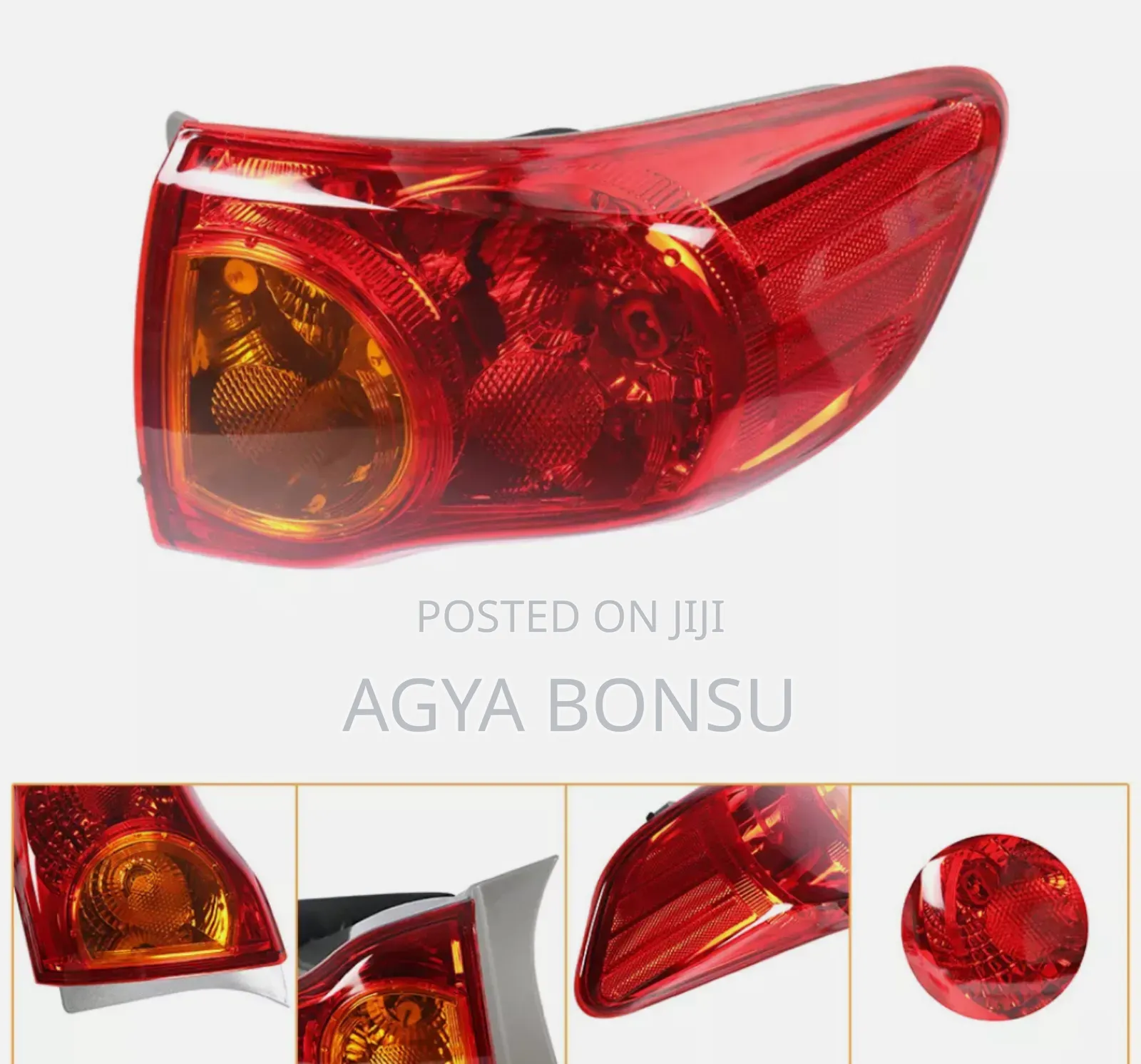 2009 2010 Toyota Corolla Taillight Tail Light Pair