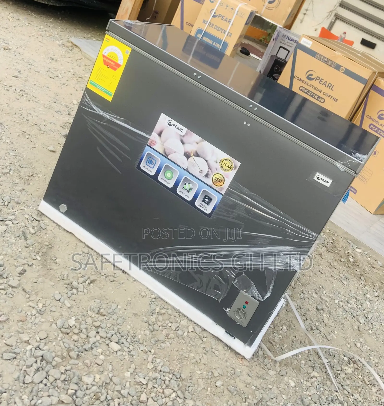 Buy Defrost Dark Grey Singledoor Pearl Chestfreezer 250l