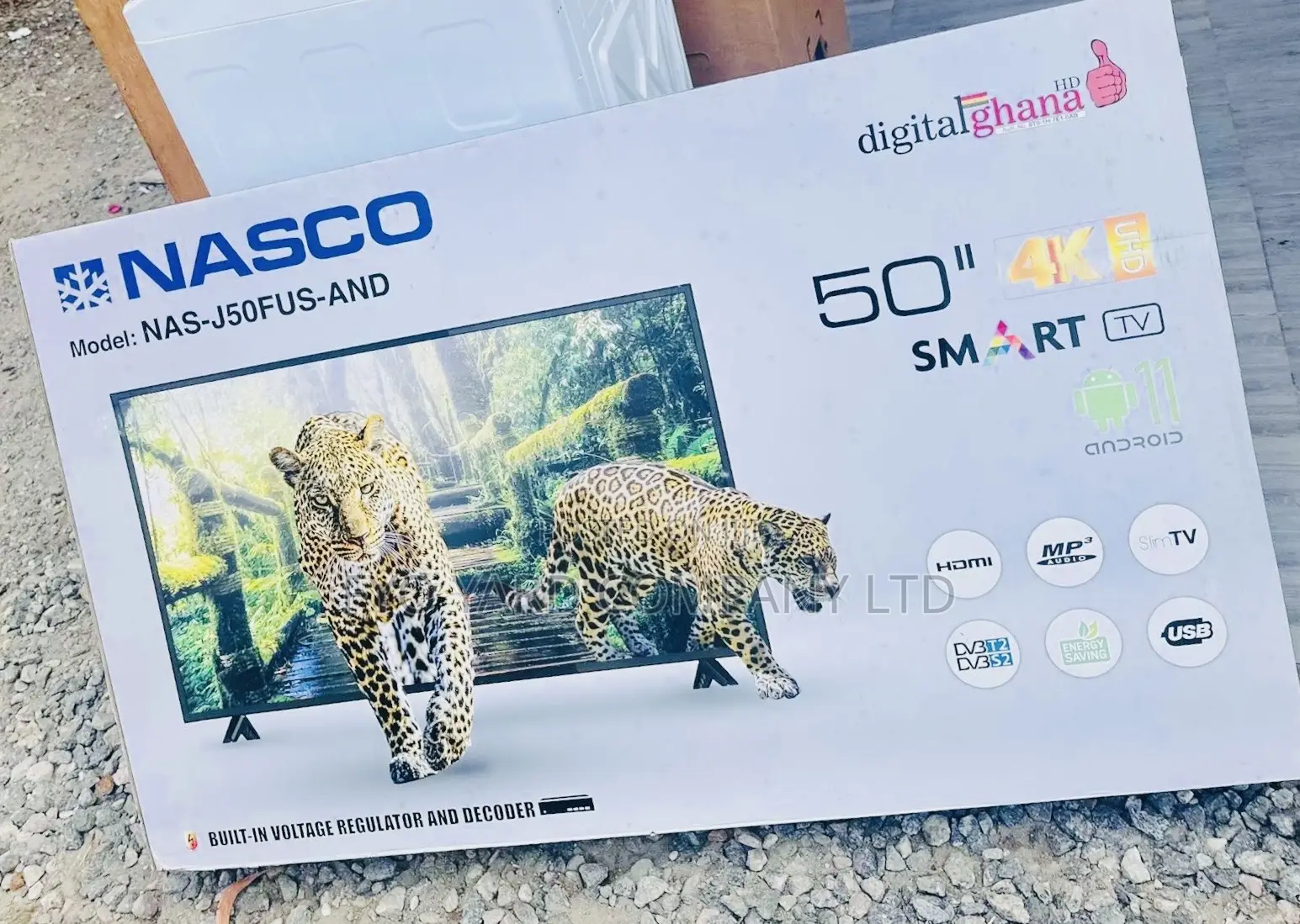 50”Uhd Smart Flat Nasco Full Digital Satellite Led Tv