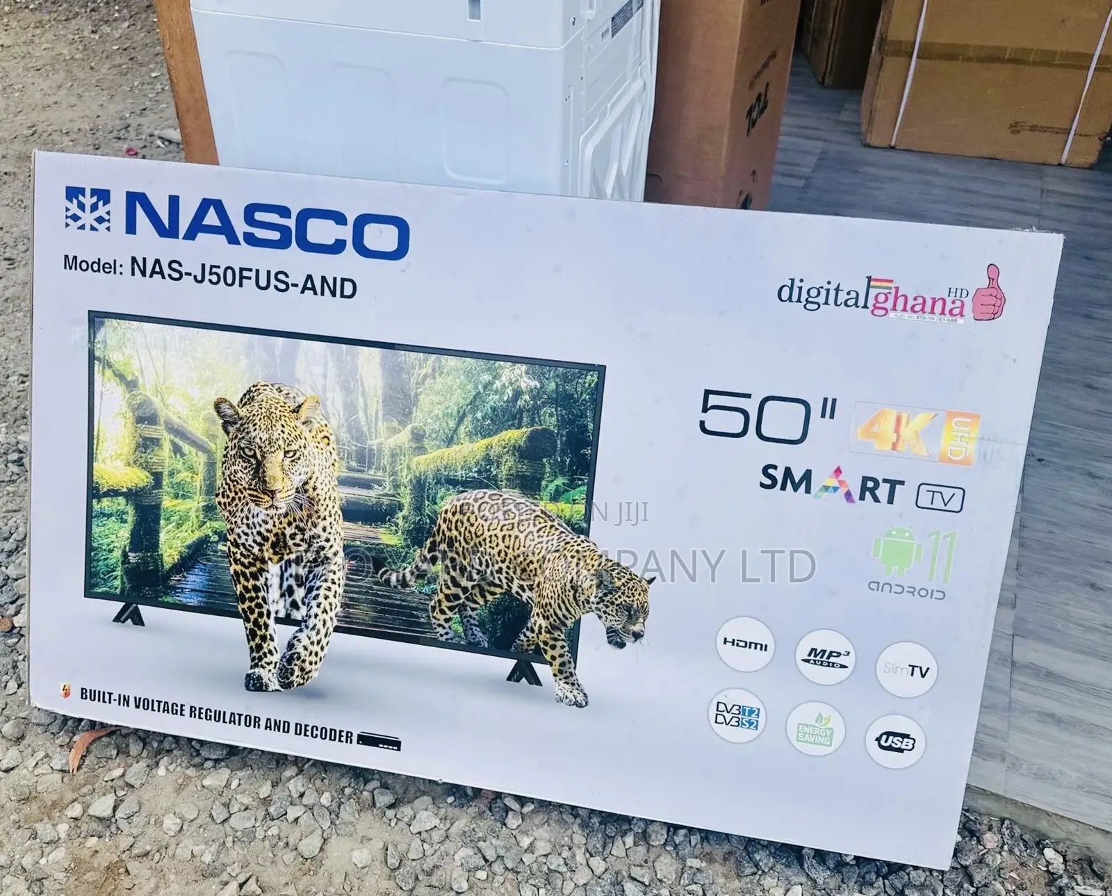 50”Uhd Smart Flat Nasco Full Digital Satellite Led Tv