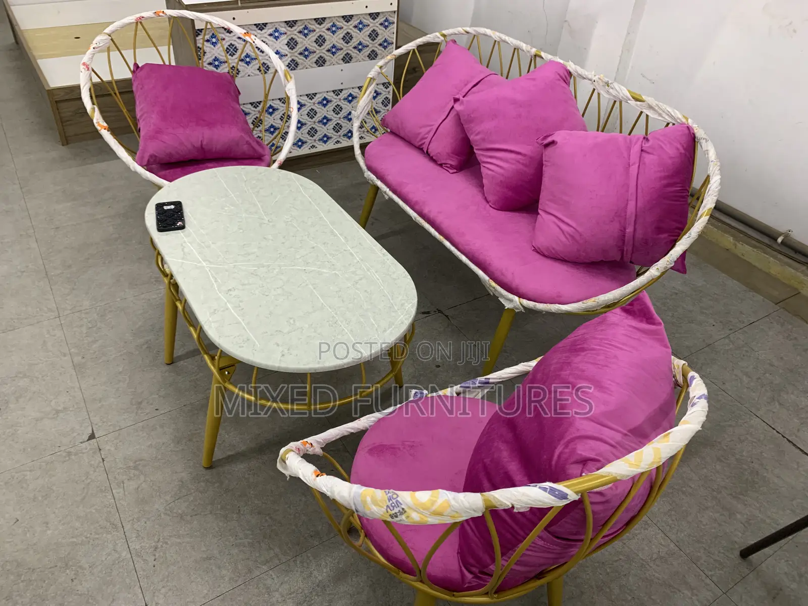 Outdoor Chairs With Table (Garden Rattan Sofa)