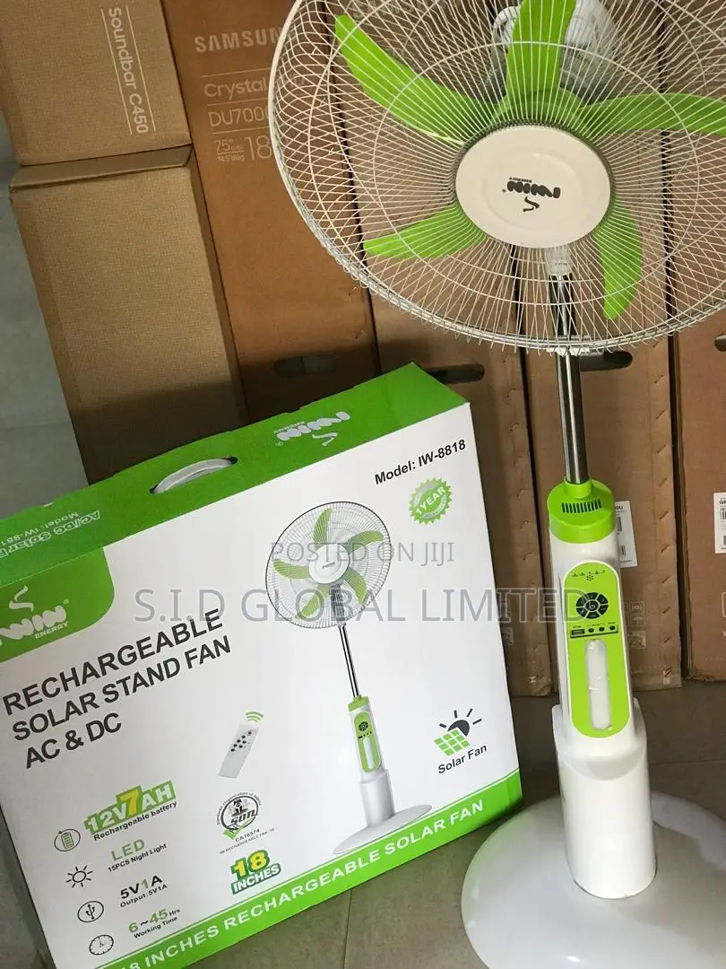 Breeze on Demand - Rechargeable Standing Fan