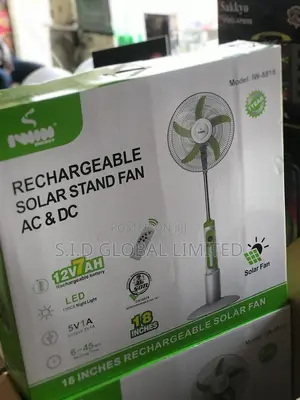 Rechargeable, Reliable, Refreshing Stand Fan