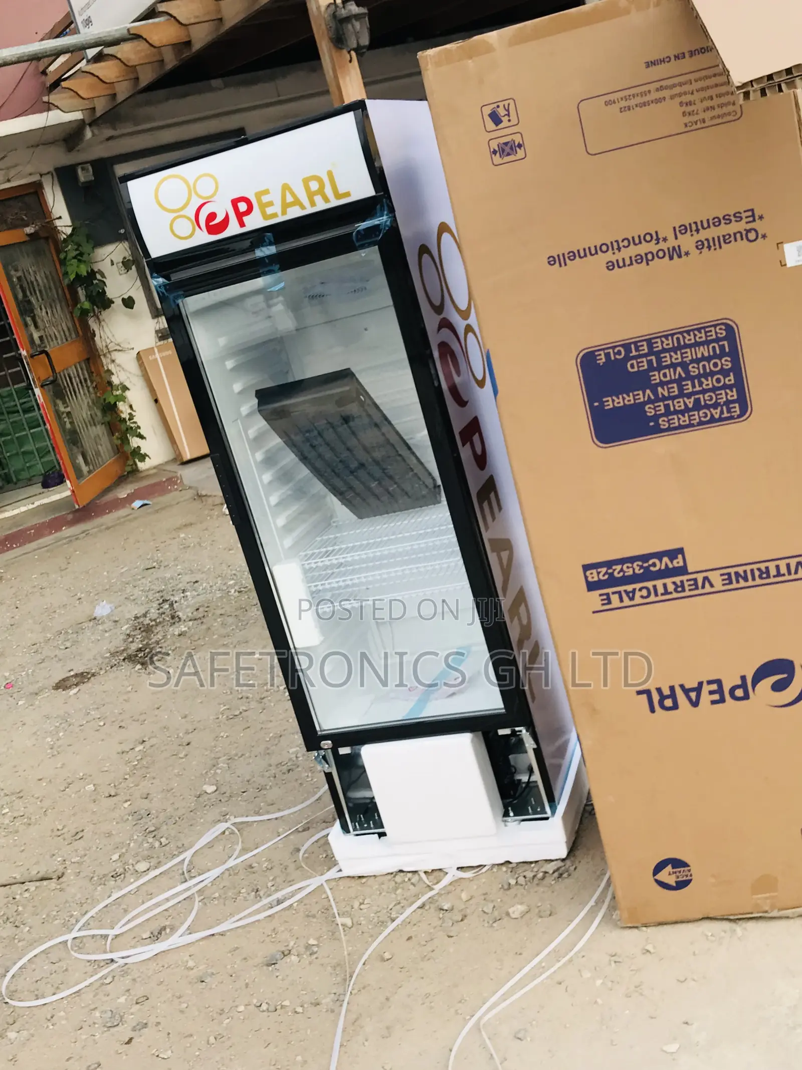 Display Pearl Singledoor 300l PVC-325 Glass Fridge