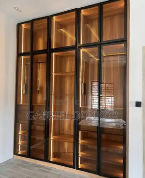 Executive Wardrobe With Profile Glass Door