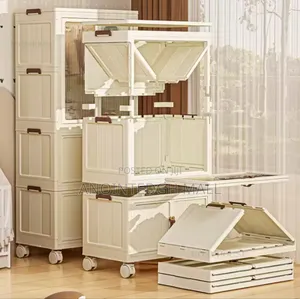 Modern Multi-layer Wardrobe - Gray