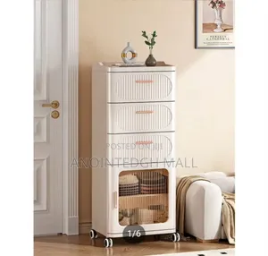 Plastic Drawer Storage - Gray