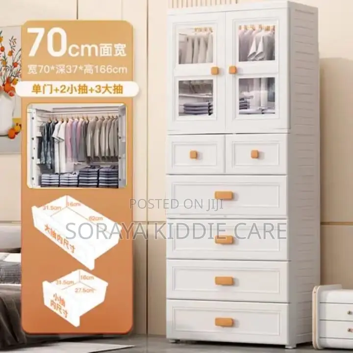 17081 Baby Plastic Glass Wardrobe