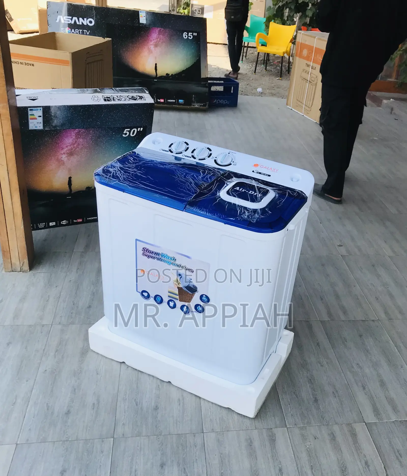 Purchase Galaxy 5kg Semi-Auto Washing Machine +Spin Dry