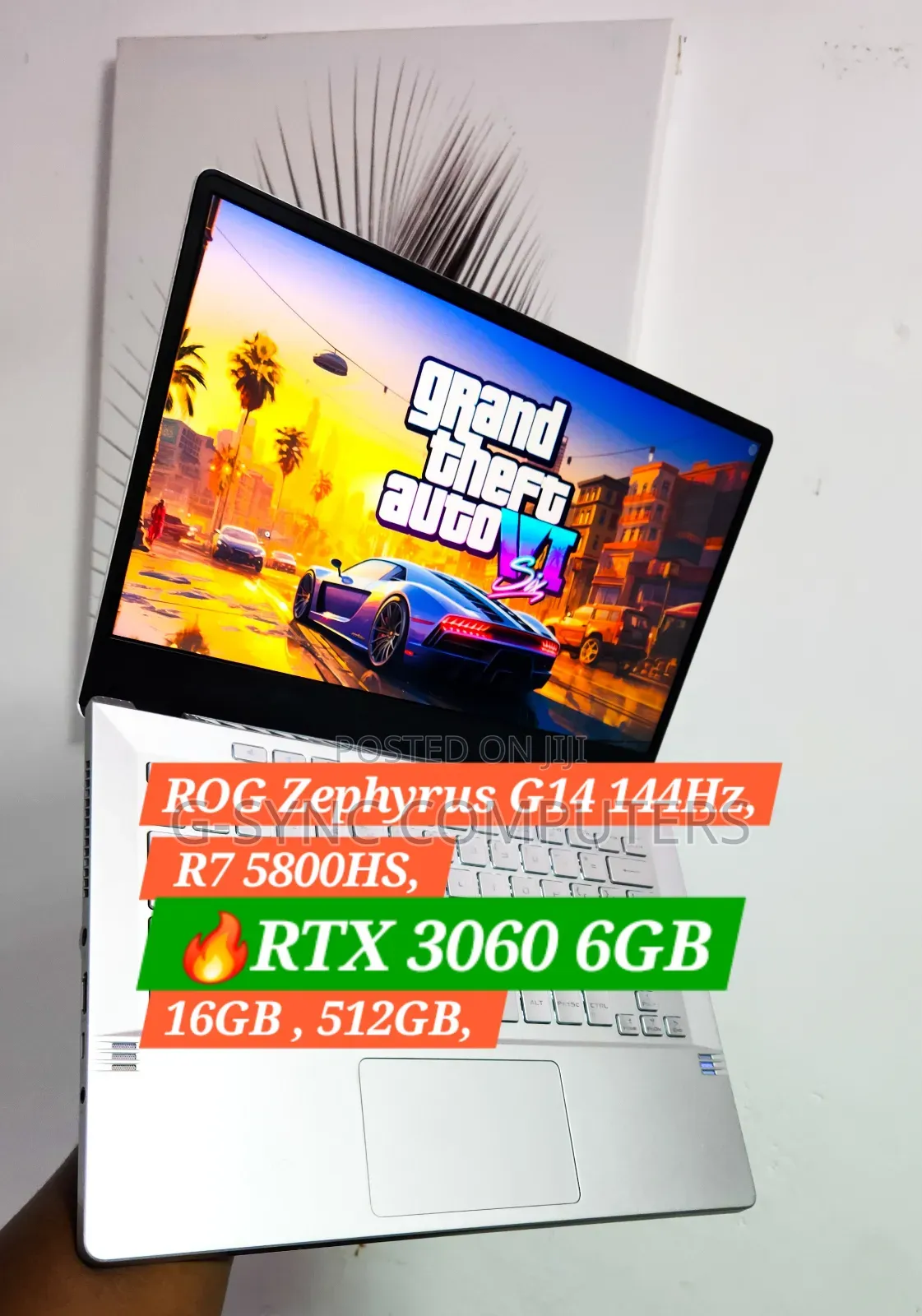 Laptop Asus ROG Zephyrus G14 16GB AMD Ryzen 9 SSD 1T