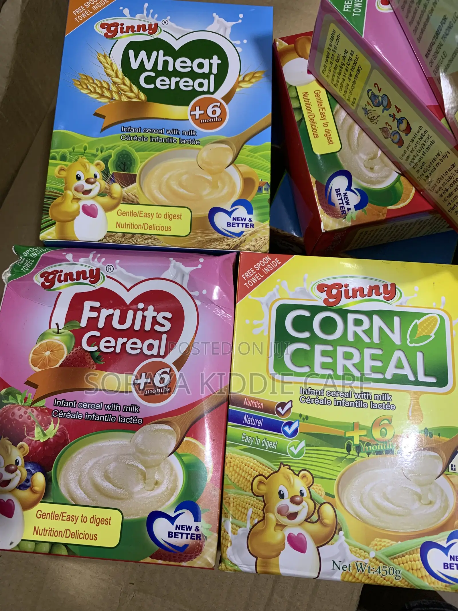 Ginny Wheats, Fruits and Corn Cereal