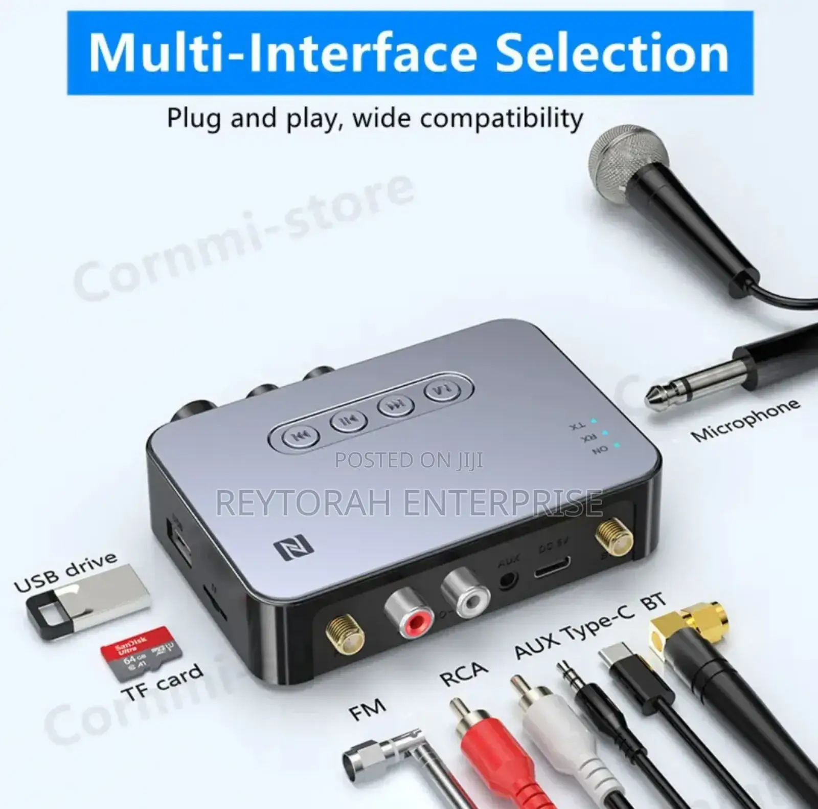 Bluetooth NFC M9 Pro (Inbuilt Fm Radio)