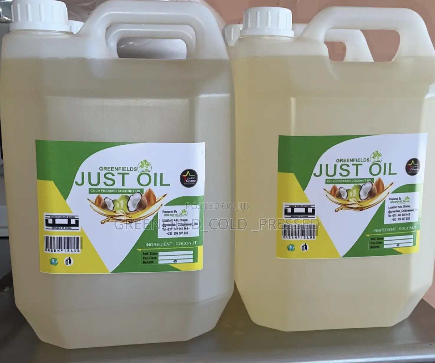 Cold Pressed Coconut Oil (Medium-Chain Triglycerides)