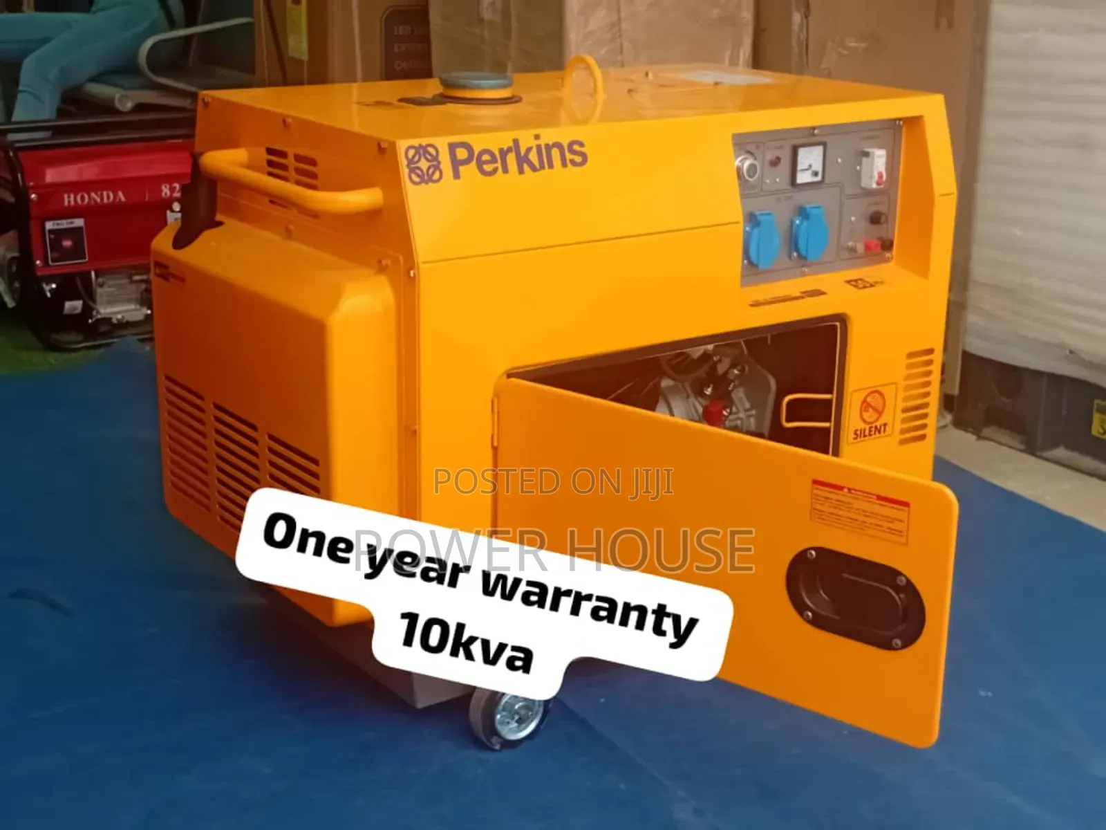 Tough 10kva Perkins Diesel Silent Generator 13000watts