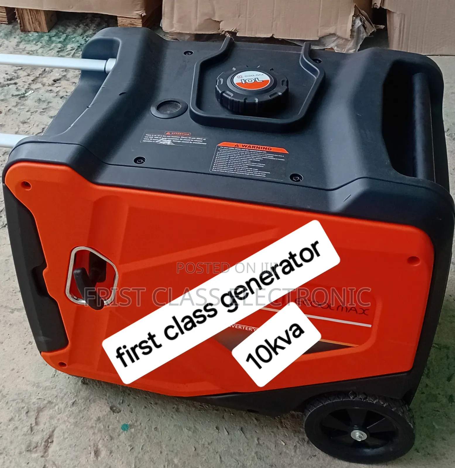 Approved and Effective 7.0kva Petrol Generator