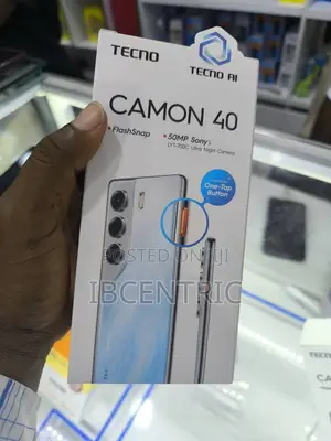 New Tecno Camon 40 128 GB Black