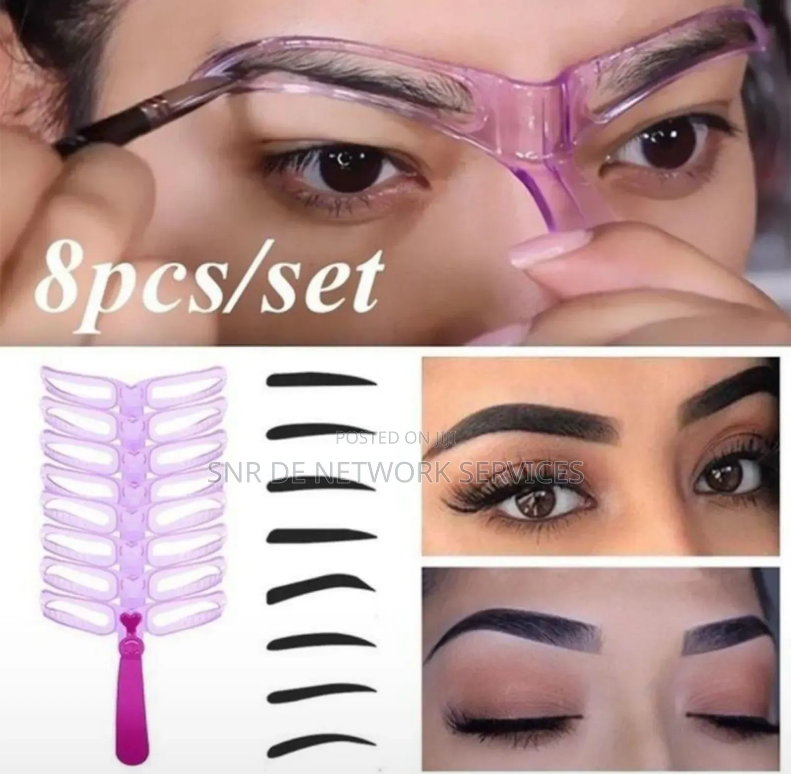 8pcs Set Eye Brow Sharpener