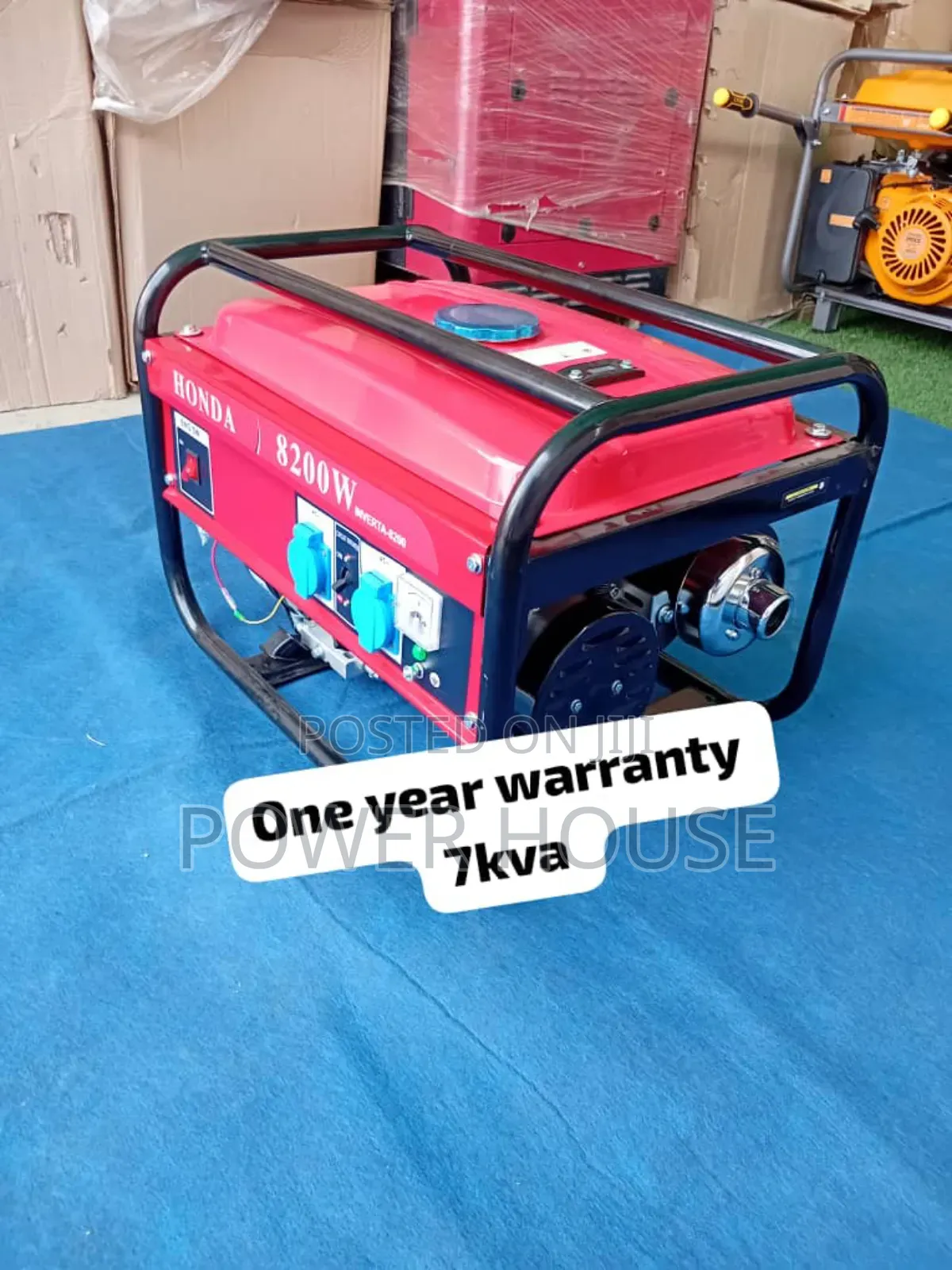 Assessed 7kva 8200watts Petrol Generator 7kva Honda Petrol