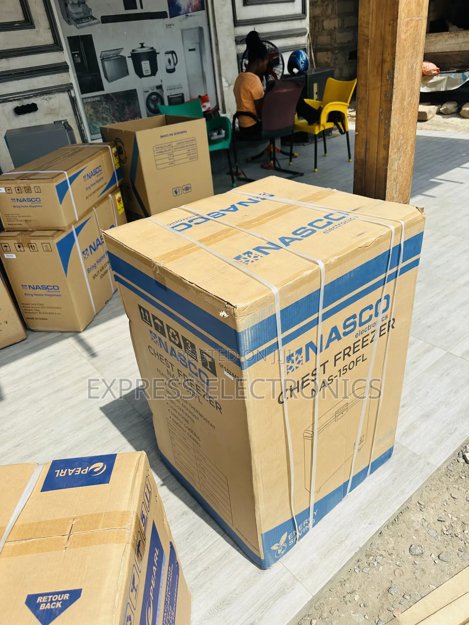 Quite Operation Chest Freezer 100l Nas-150fl Single Door