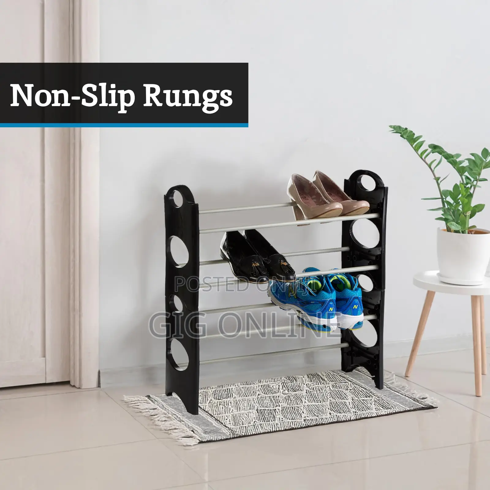 4layer Plastic Shoe Rack