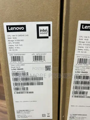New Laptop Lenovo LOQ 15IRH8 16GB Intel Core i5 SSD 512GB