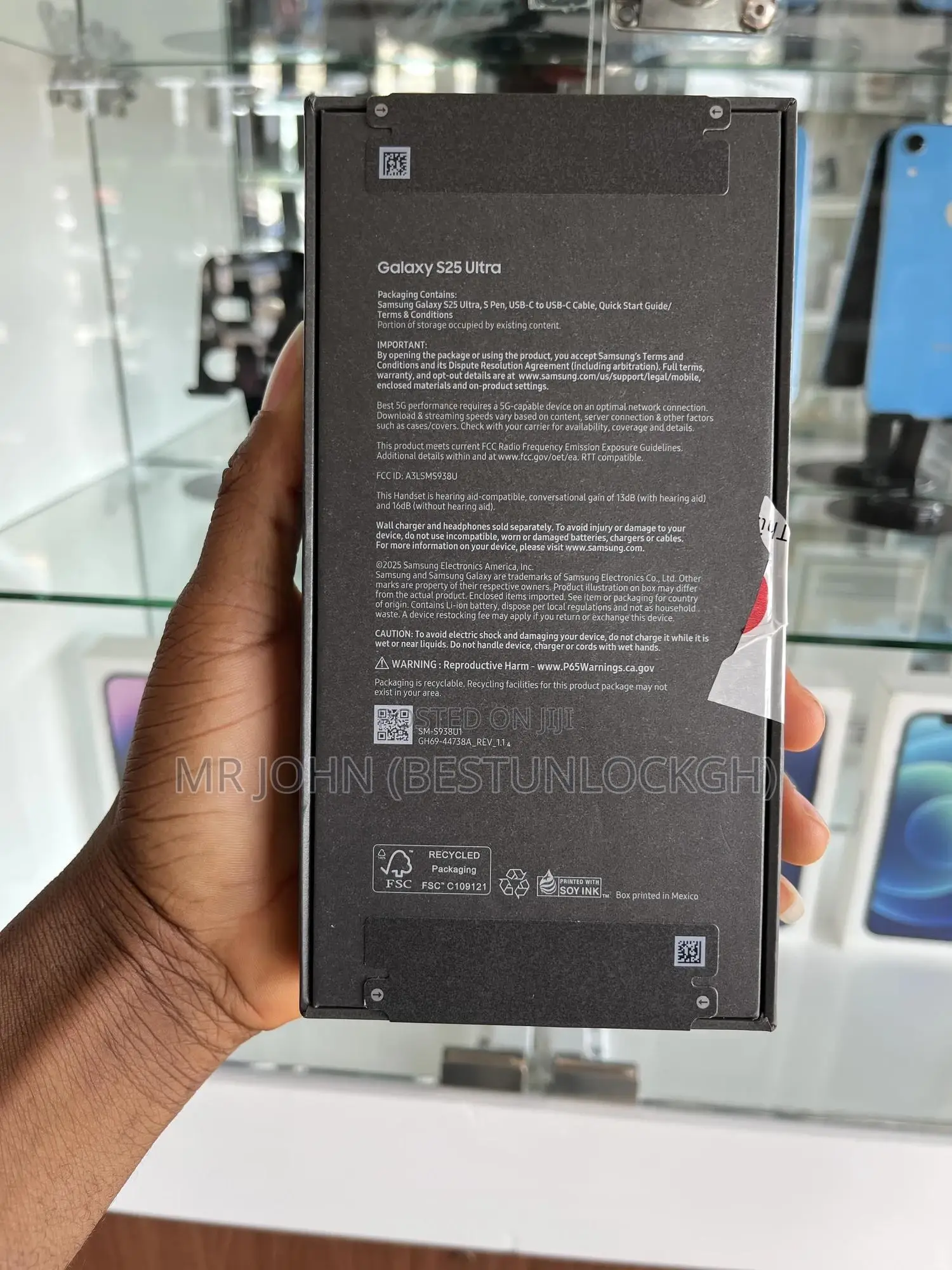 New Samsung Galaxy S25 Ultra 256 GB Black