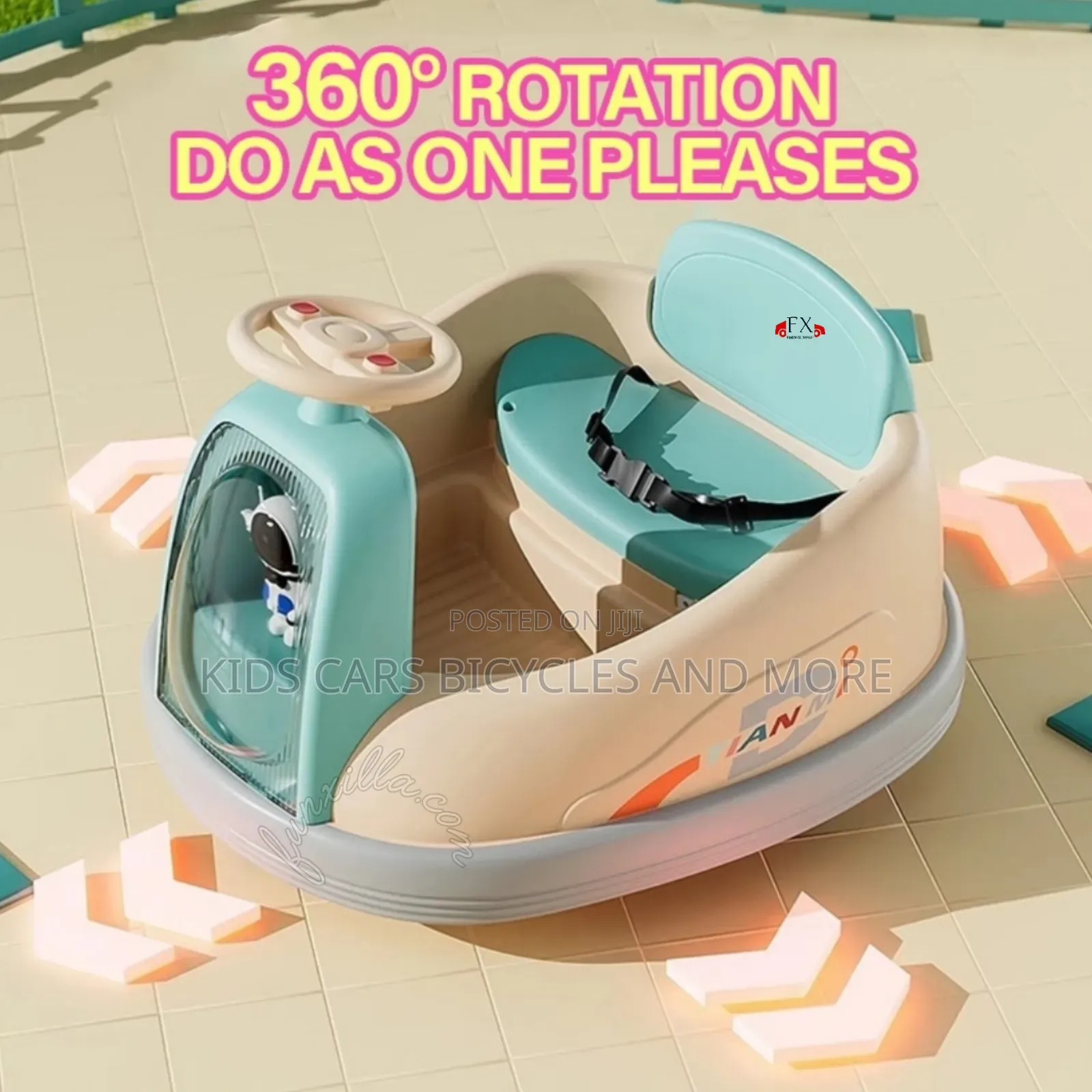 Bumper Car Rides With 360 Rotation