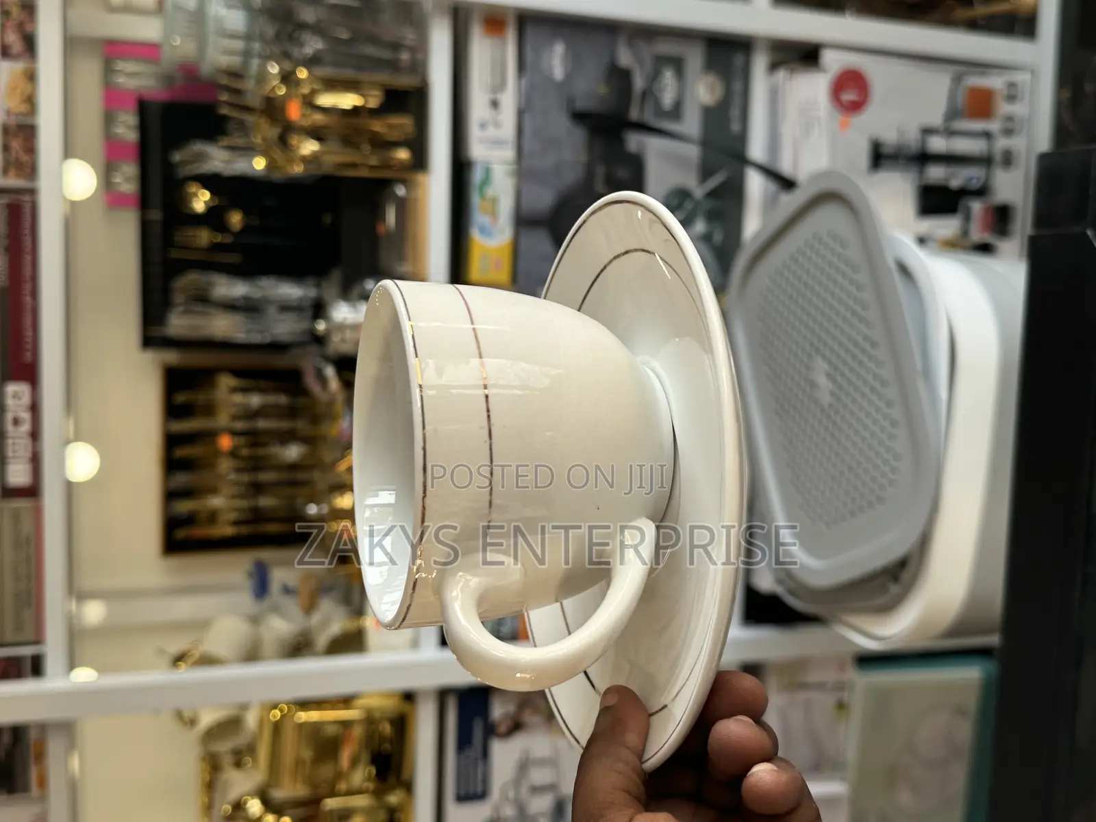 Tea Mug Saucer 8pcs