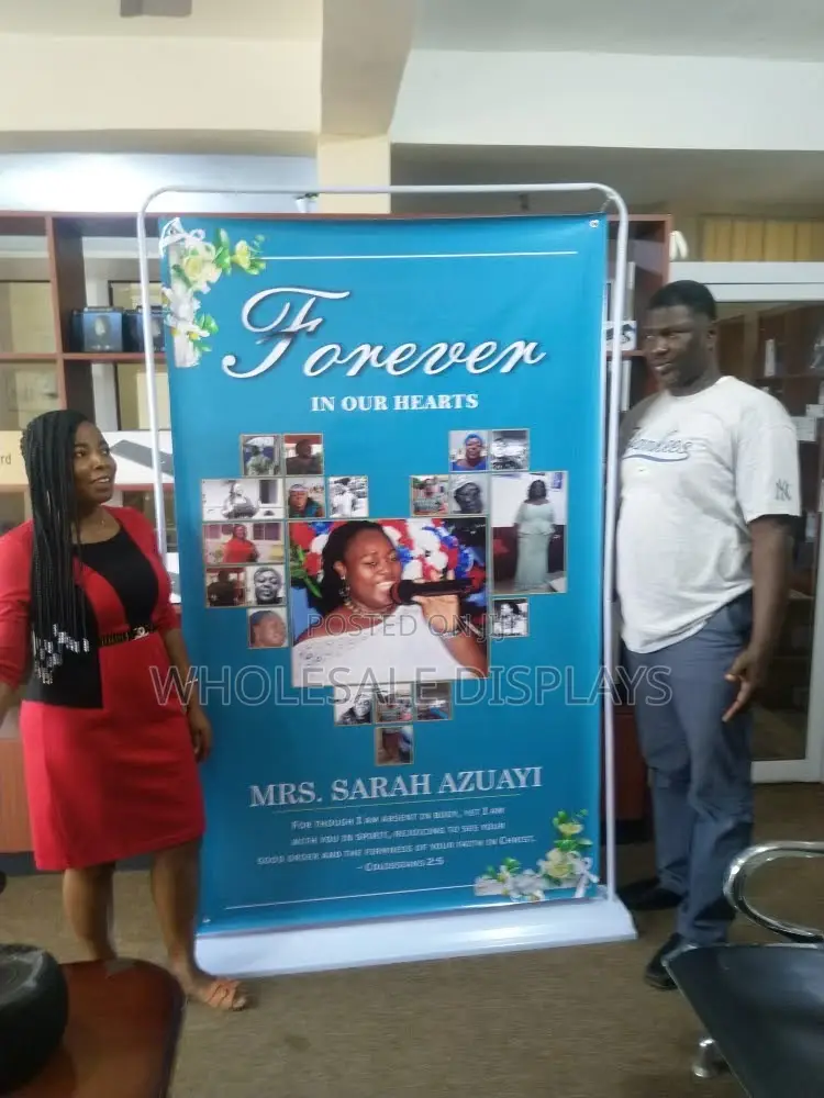 Large Banner Display Stand(Not Pull Up)