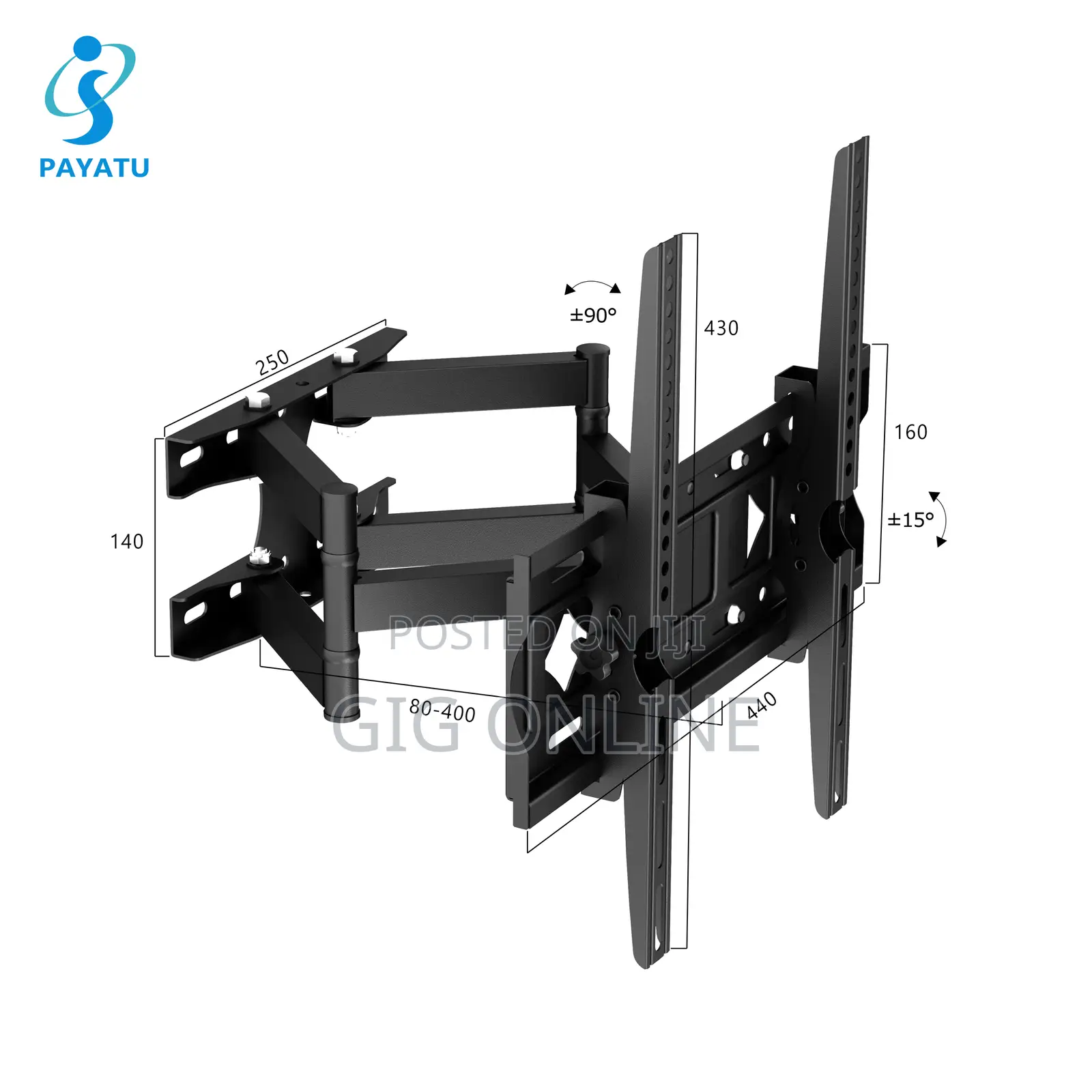 Brand New Double Bracket Wall Mount