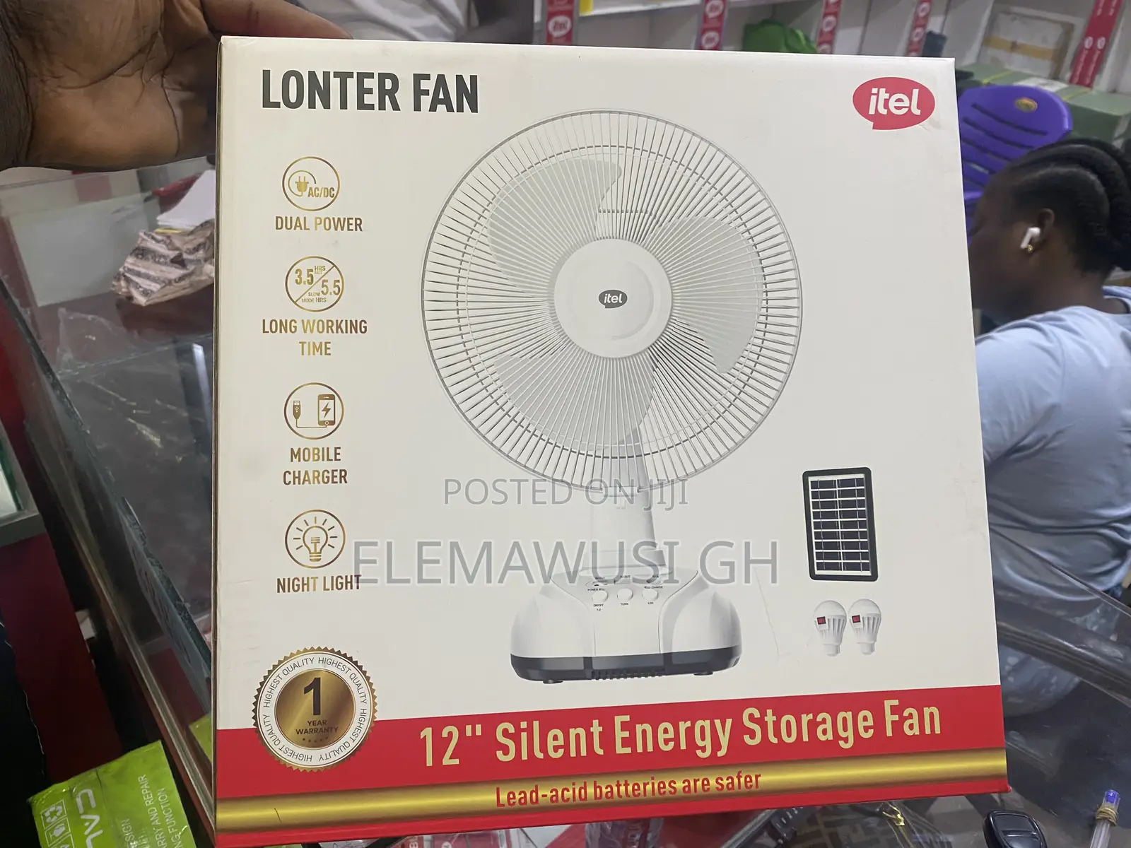 Itel Rechargeable Solar Fun