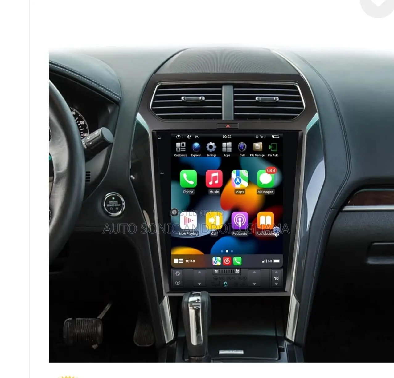 Ford Explorer 2014 Android Tesla Systems Upgrade Original