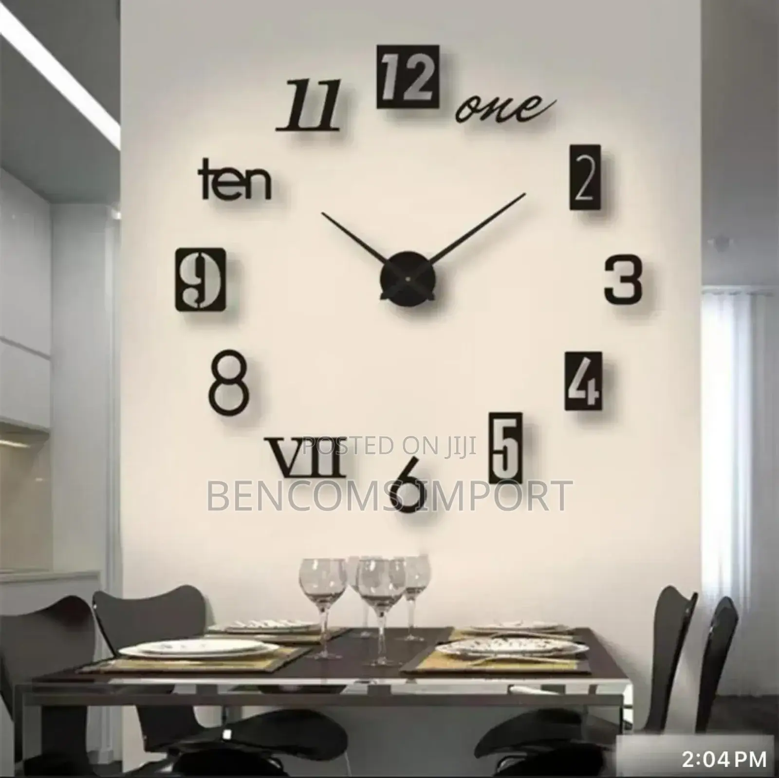 3d Wall Clock – Stylish, Elegant Functional!