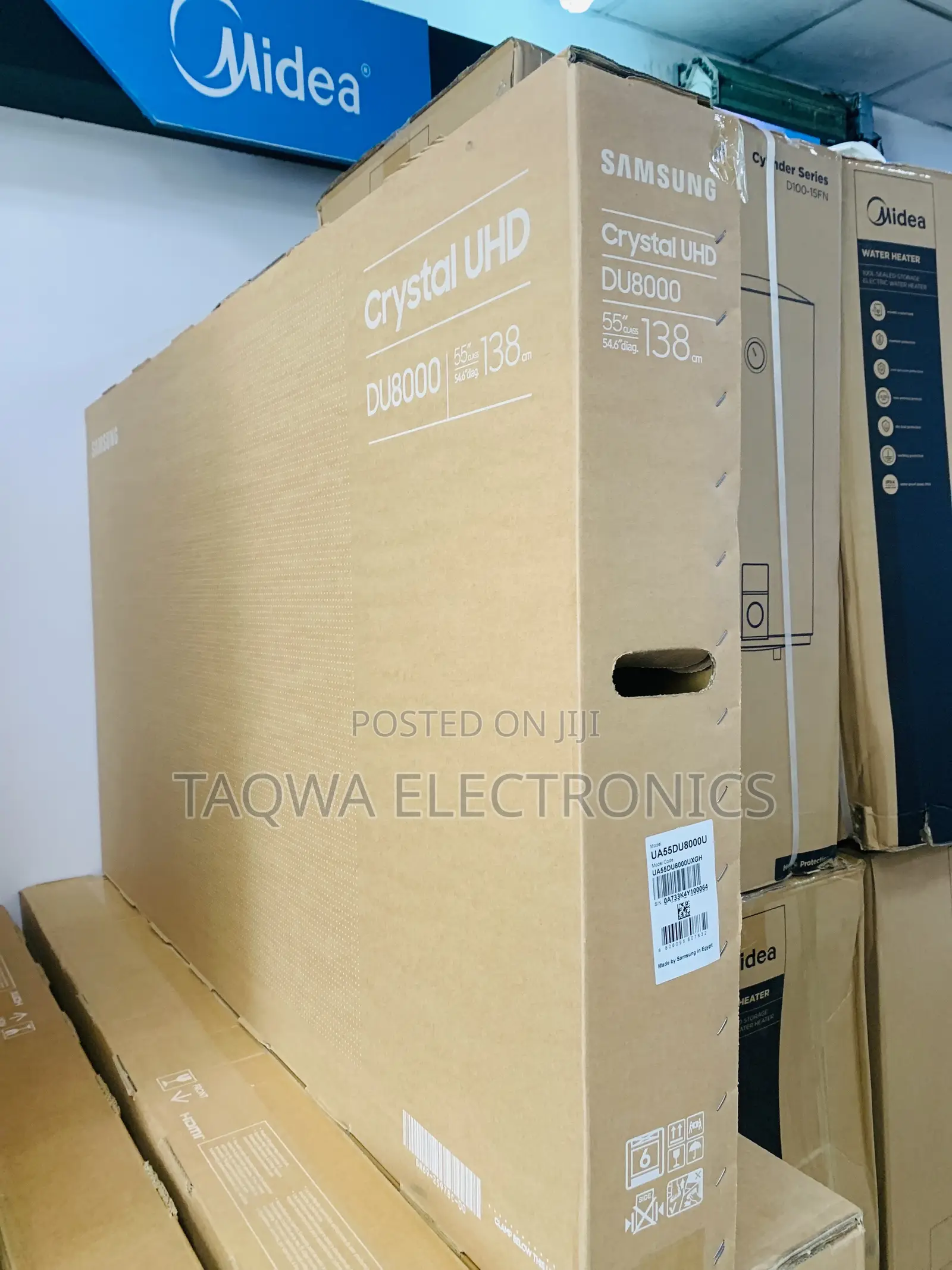 Boundless Screen “Samsung 55 Du8000