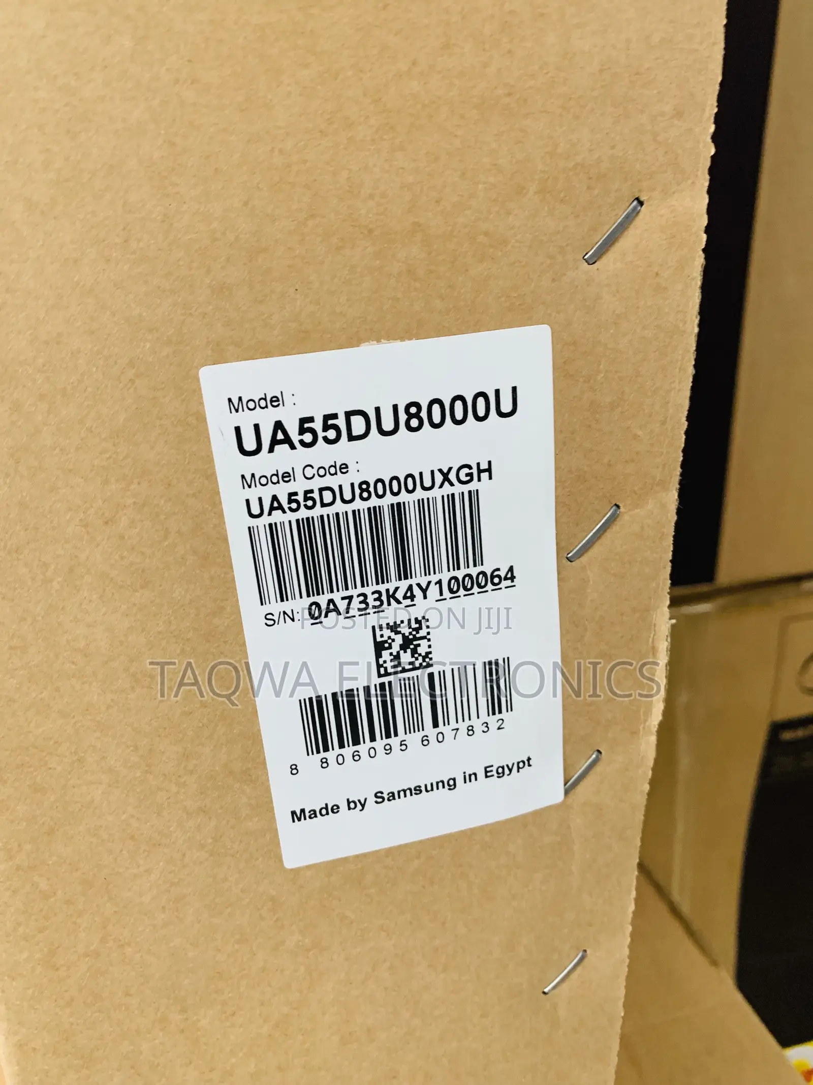 Boundless Screen “Samsung 55 Du8000