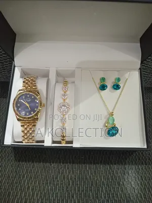 Luxury Blue Ladies Jewellery Set