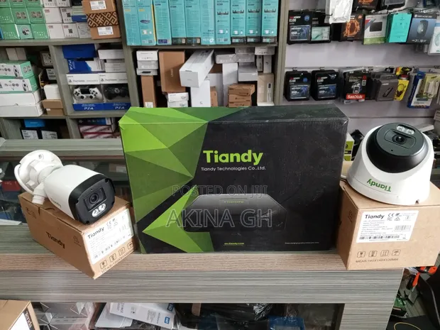 Tiandy 4mp Ip Poe Audio Camera Kit 2