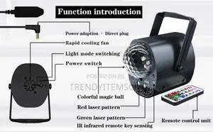 Party Dj Disco Magic Ball RGB Laser Light