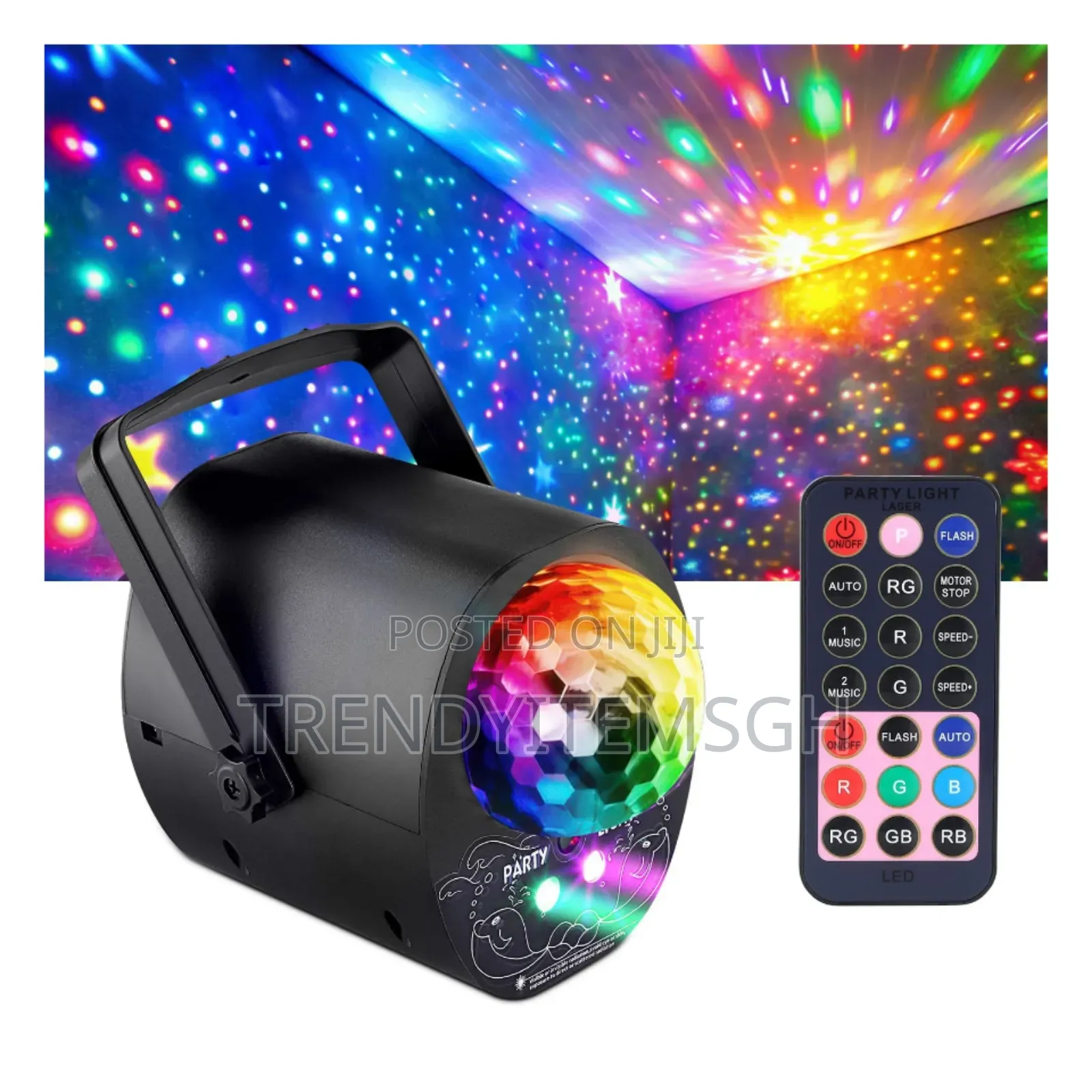 Party Dj Disco Magic Ball RGB Laser Light