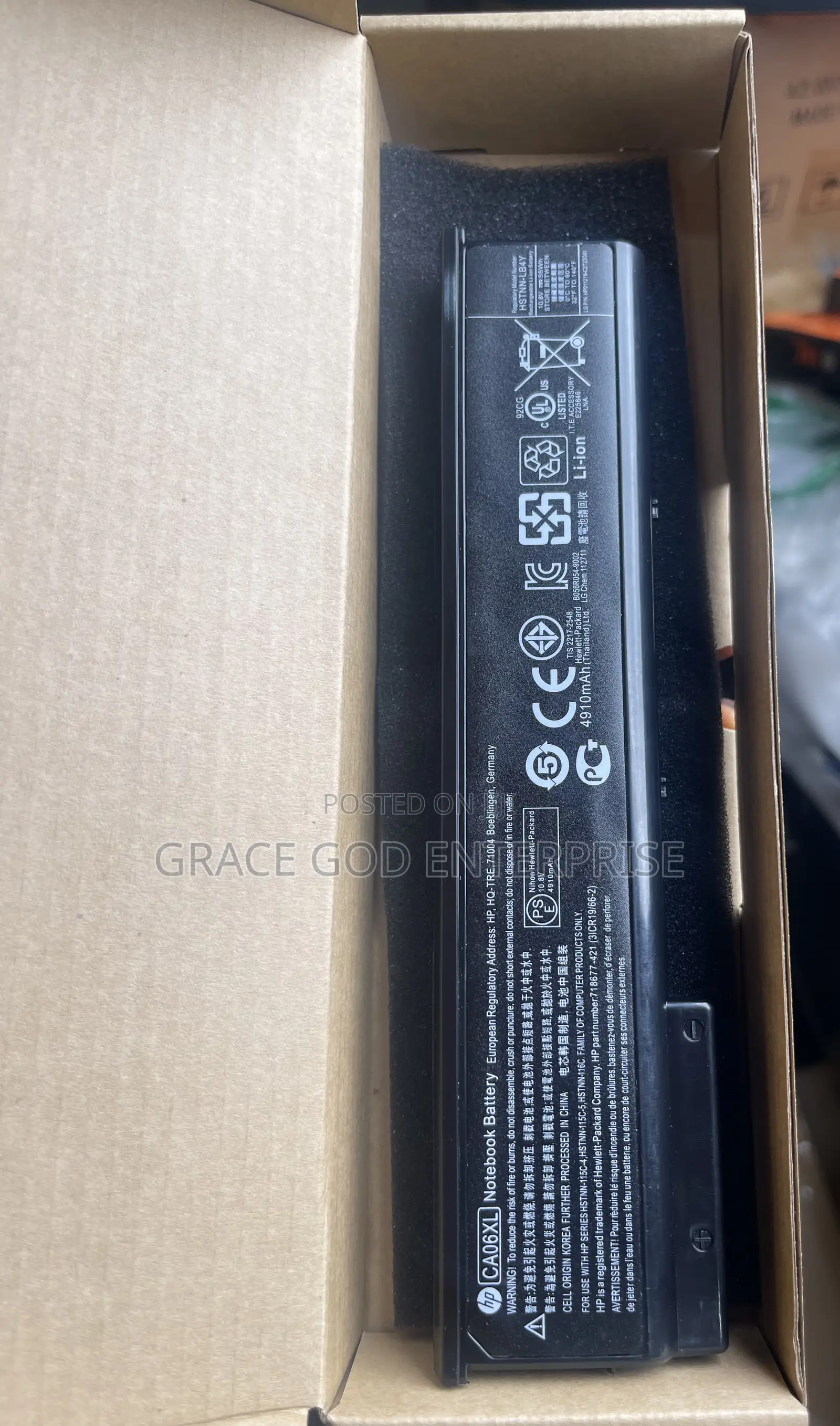 Original Hp Probook Ca06xl Battery