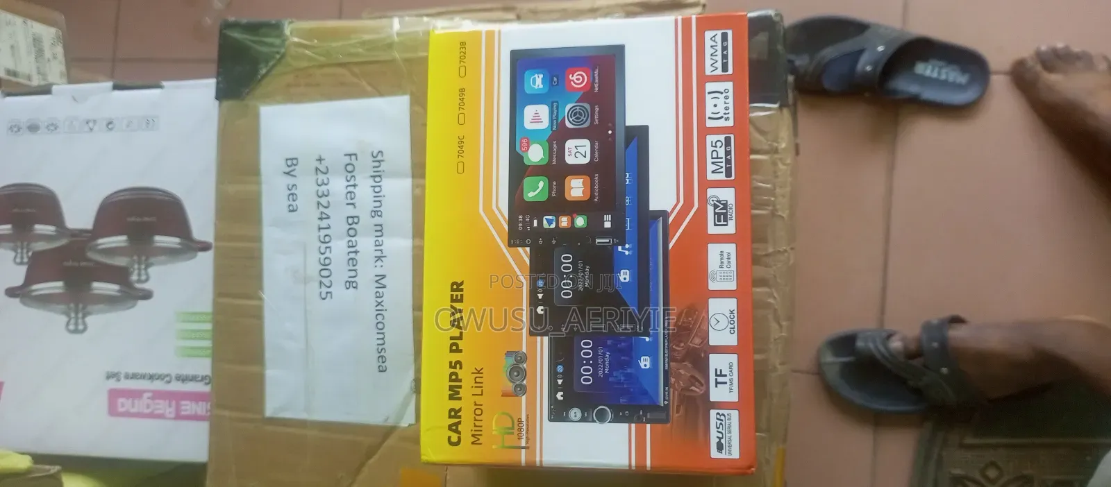 7" Car Tape Touch Screen DVD Player Stereo Monitor