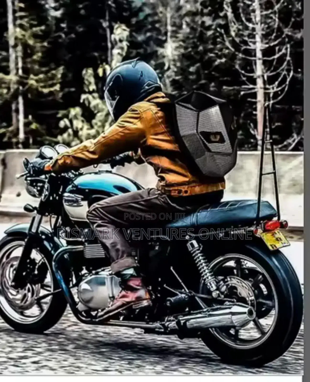Motorcycle Backpack Carbon Fiber , Led Backpack