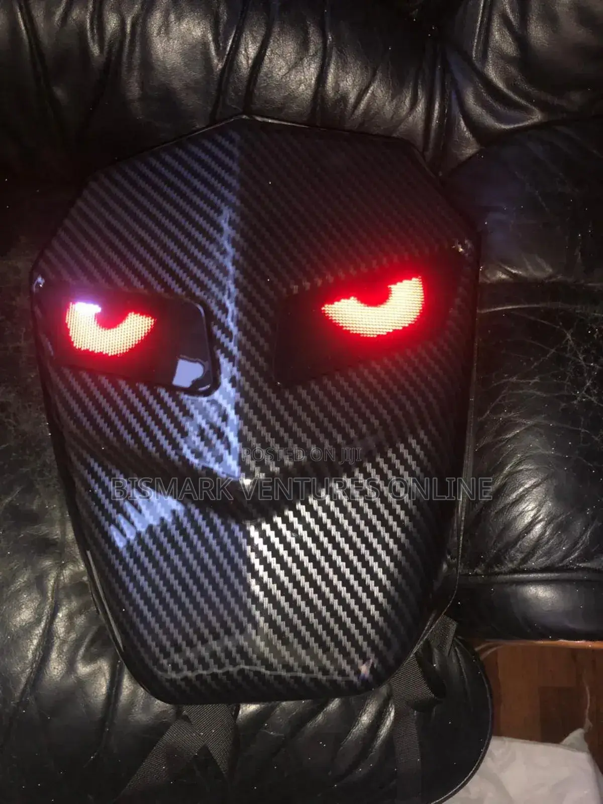 Motorcycle Backpack Carbon Fiber , Led Backpack