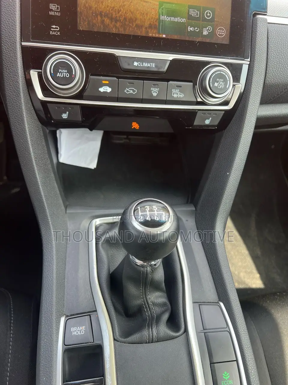 Honda Civic LX 2dr Coupe (2.0L 4cyl) 2017 Blue