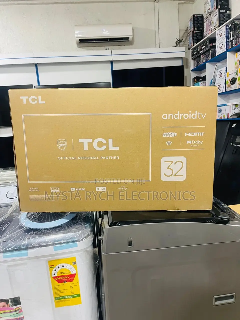 TCL 32” Android Smart Satellite Tv