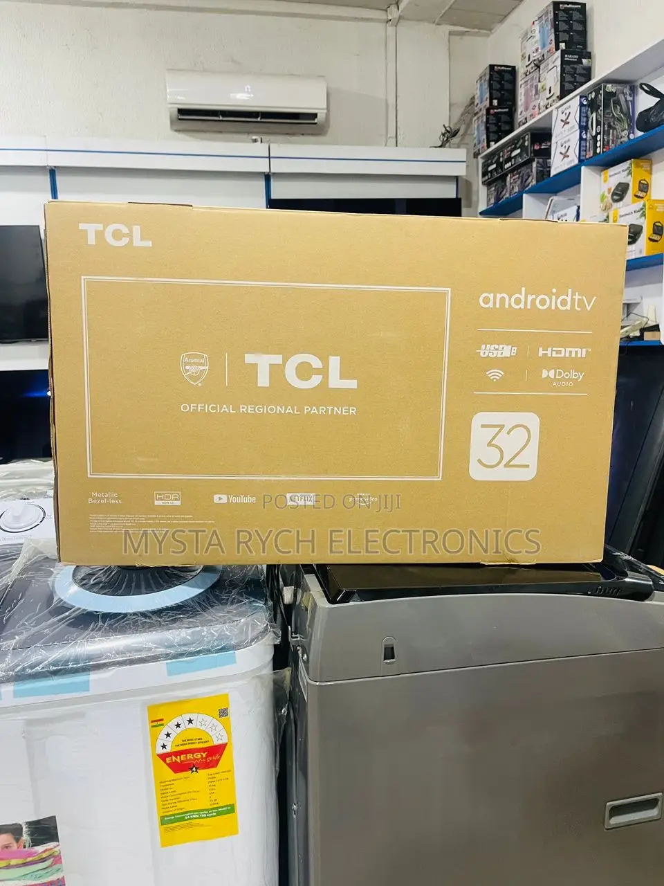 TCL 32” Android Smart Satellite Tv