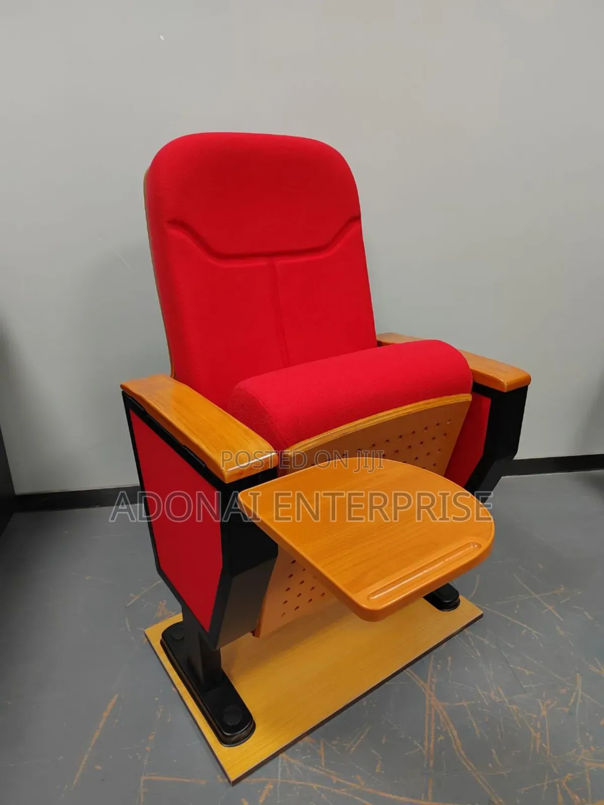 Threate / Auditorium Chair With Writing Pad Aqwre54y