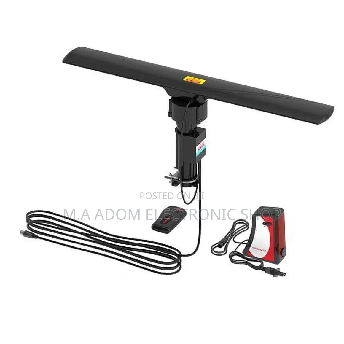 Outdoor/Indoor Tv Antenna With Booster Remote Control