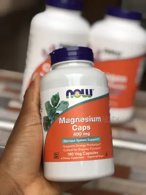 Now Magnessuim 400mg, 180 Capsules