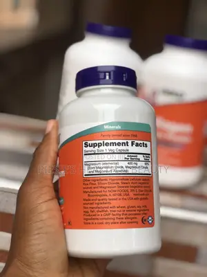 Now Magnessuim 400mg, 180 Capsules
